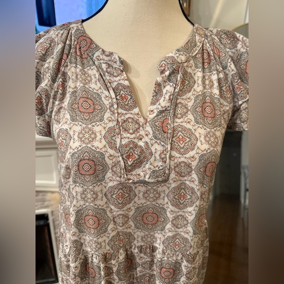 Blu Pepper Multicolor Soft Patterned Mini Dress - Picture 4 of 8